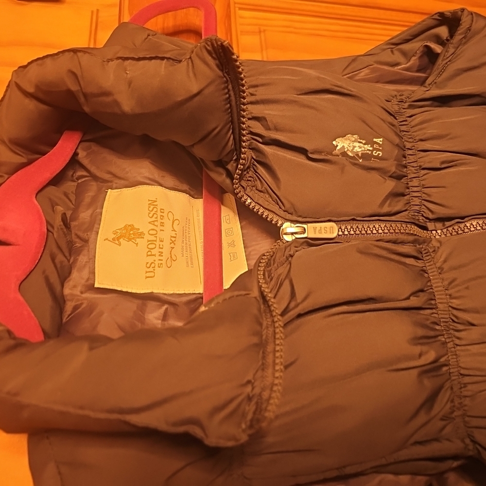 U.S. Polo Assn. Womens' Black Puffer Vest